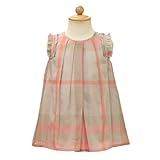 [バーバリーベビー] BURBERRY BABY ベビー服 セットアップ (ノースリーブワンピース・ベビーパンツ) B98536PK 18Mサイズ