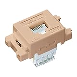 東芝ライテック E'S LAN用モジュラーコンセント CAT5E ウォームベージュ NDG8058 CW