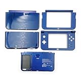 ブルーカラー 3DSLL エクストラハウジングケースシェルカバープレートセット 交換用 New3DS New 3DS XL LL 3DSXL 3DSXL New3DSXL コンソール用 JPエディション 外側エンクロージャ トップ/ボトム 5面フェースプレート