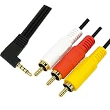3Aカンパニー 4極ミニ-AV変換ケーブル 1.5m φ3.5mm-RCA×3 AVC-AV3515