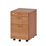 2017年度版 リーモ・セレクト 3段 ワゴン NAS-WN-81 ティーブラウン