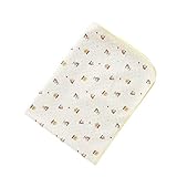 高品質ソフトベビーベッドシート防水ベッドパッド 80*60cm、黄