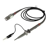 Hantek PP-80 x1 x10プローブデジタルUSBポータブルオシロスコープスコープクリッププローブ60Mhz 120cm