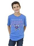 NBAデンバー・ナゲッツYouthヴィンテージヘザー半袖クルーTシャツ、ブルーベリー XS ブルー