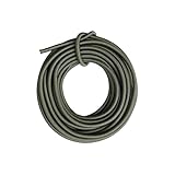 DLLM バンジーコード バックパック 張り綱 強力 耐久 軽量 ショックコード アウトドア ゴムロープ ゴム紐 丸紐 ドローコード 靴ひも ロープ 幅 3.5mm 5m アーミーグリーン