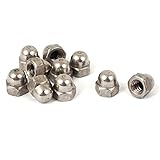 uxcell　キャップナット　機械ネジ　工業用ツール　キャップ保護　アーチ型　六角どんぐりキャップナット