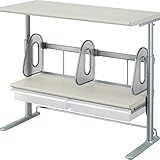 ●コクヨ デスクシェルフ＜ＲＥＳＰＡＣＥ−Ｃ＞　トレー付き幅６００ｍｍ棚２段ライトグレー EAS-DSC6072M ●お得な5パックセット