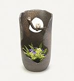 【信楽焼　壱彦】花器　HK-402　華のふくろう -HANA NO FUKUROU-　サイズ　直径230mm×高さ420mm