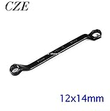 高品質ボックスエンドレンチdaulヘッドラチェットハンドルスパナ5.5*7-16*18-12x14mm
