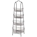 ランドリー4段タイプ(アンティークブラウン) LN-4854AB