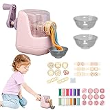 プレイ生地セット | 粘土と生地のセットを再生 | パスタメーカーマシンアイスクリームふりシェフおもちゃモデリング粘土生地ツール子供のためのクリスマス誕生日ギフト