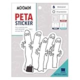 ワールドクラフト ムーミン ステッカー PETAステッカー ニョロニョロ MOSC-P553