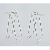 多機能物干しスタンド/洗濯物干し 【折りたたみ可】 スリムタイプ タオル掛け付き 日本製