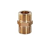 winzsc 1 / 2 "オス金属真鍮パイプ継手、家庭用ソーラー給湯器配管機器アクセサリアダプタカプラコネクタ継手