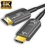 YEHUA HDMI ケーブル 10m HDMI 8K 光ファイバーケーブル プレミアム 60P 4K HDR Ultra HD 3D YU