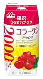 森永乳業 森永 うるおいプラス コラーゲン 200ml [ 低カロリー 紙パック ドリンク 飲み物 常温保存 ]×24本
