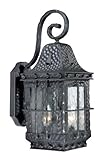 Vaxcel Vaxcel ED-OWD070TB Edinburgh 7" Outdoor Wall Light, Textured Black by Vaxcel [並行輸入品]