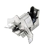 【60個入】ストップ フジ K-2　（三晃式　羽根付　1本ボルト） クロメートメッキ 直径 25.4 cm パイプ 取付用 アミD