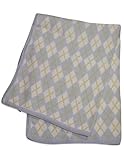 Hartstrings - Baby Boys Receiving Blanket, Light Blue, Lime 31751-onesize by Hartstrings
