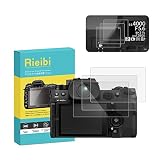 Rieibi FUJI X100F液晶保護フィルム、FUJI X100T液晶プロテクター 厚さ0.25MM 薄いタイプ 3枚セット 強化ガラス 表面硬度9H 耐衝撃 耐指紋