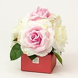 Formosaflowers （ フォルモサ フラワーズ ）グランデローズ LEDフラワー ＜ 造花 / アーティフィシャルフラワー ＞ 人感センサー ふわフラ点灯 ラベンダー