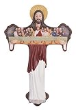 StealStreet SS-G-282 Jesus Cross Atrio With Last Supper Apostles Holy Religious Wall Decor【クリスマス】【ツリ