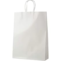 ホワイト紙袋 3枚セット Amazon | 井上紙業 紙袋 手提げ マチ広 白 無地 大 日本製 HW-35s (50