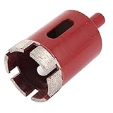 uxcell マーブルホールソー　金属　ダイヤモンド粒子素材　40mmの直径　 80mm長い　レッド