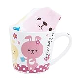[マグカップ]まごころマグカップ＆タオルセット/うさぎ アニマル