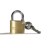ガードセキュリティ1623ソリッド真鍮シンPadlock with 1 – 1 / 4インチ標準シャックル