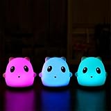 Nightlight、yjydada USB充電LED Panda Sleepヘルプライトハウスパーティー用装飾