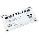 川西工業 ポリエチレン手袋 外エンボス ブルー M 10袋