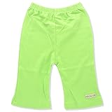 マックザヤック(Mak the yak) ロングパンツ 長ズボン 男の子 女の子 双子 出産祝い ベビー 新生児 ギフト プレゼント コットン 100% NY発 （ブライトグリーン） 12-18M（9