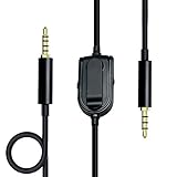 RGEEK A10 A40 ゲーム用ヘッドセット 3.5mm オーディオAUXケーブル インラインミュートボリュームコントロール Astro A10 A40 A30 A50 Xbox One Play Station PS4 PC スマートフォン オーディオケーブルに対応