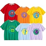 [アティ] ナンバーブロックス tシャツ 半袖 子供服 多色 上着 インナーシャツ 夏服 T-shirtトップス 運動服 丸襟 ナンバーブロックス グッズ コスプレ衣装 上質 人気 通学 男の子 女の子 日常 春夏 プレゼント (140cm,色-2) [並行輸入品]