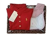 ラルフローレンの子供服　POLO　RALPHLAUREN　ベビー　出産お祝いセット　女の子　７５ｃｍ　６ヶ月～９ヶ月用 [並行輸入品]