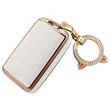 [ZANEKO] CX-60 キーケース適合マツダ 3 CX-30スマートキーケースMX-30 マツダ6 マツダ2 キーカバー ロードスター 新型CX-8 CX-5 CX-3 キーホルダー(ホワイト)