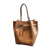 セレクティア(SELECTIA) 通勤 通学 レディース ショルダー バッグ トート バック PU レザー コスメ ポーチ 小物入れ 合皮 大容量 多機能 軽量 おしゃれ マザー ママ (ブラウン )