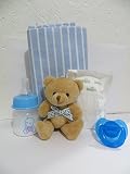 カスタムセットfor Baby Alive Snackin Luke 5櫛2ozボトルFakeミルク( Designs Vary ) + Blanket / Burp Cloth (色/デザインWil