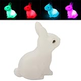 Pixnorウサギ形状LEDナイトライト装飾ランプ