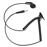 HYS アイコム/アルインコ対応 インカムイヤホン Φ3.5オプション用 オープンエアー型 SP-16 SP-16B SP-16BW EME-67B EME-66B互換品 片耳 有線