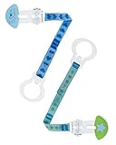 MAM I Love Mommy Double Pacifier Clip, Boy by MAM [並行輸入品]