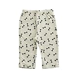 【お着換え楽らくベビー服】 接結天竺長丈パンツ グレーリボン 80