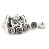 DealMux Felt Furniture Table Legs Nonslip Floor Pads Nail Protectors 25mm Dia 20pcs