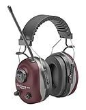 Elvex COM-660 QuieTunes AM/FM Stereo Ear Muff, Burgundy by Elvex