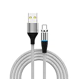 Macow充電ケーブル USBケーブル 1m マグネット 3.0A 急速充電 低負荷 360度回転 Micro TYPE-C IPN 3タイプのプラグから選択 (ブルー, TYPE-C1m)