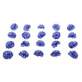 SONONIA ミニチュア　シルク菊花頭　人工造花　結婚式　パーティー　装飾　　約20個　全８色 - 濃紺