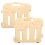 フォレストベビーサークル (ベージュ) 連結して拡張可能♪ 2枚セット if04-bei