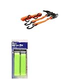 ラチェット式ベルト荷締機 ショートタイプ 2pcs 荷締めベルト 2m 2本組 セット