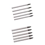 Fenteer 10点セット　穴あけドリル セット　ホールソー　タイル セラミック ガラス用 　6mm＆8mm（各5本）